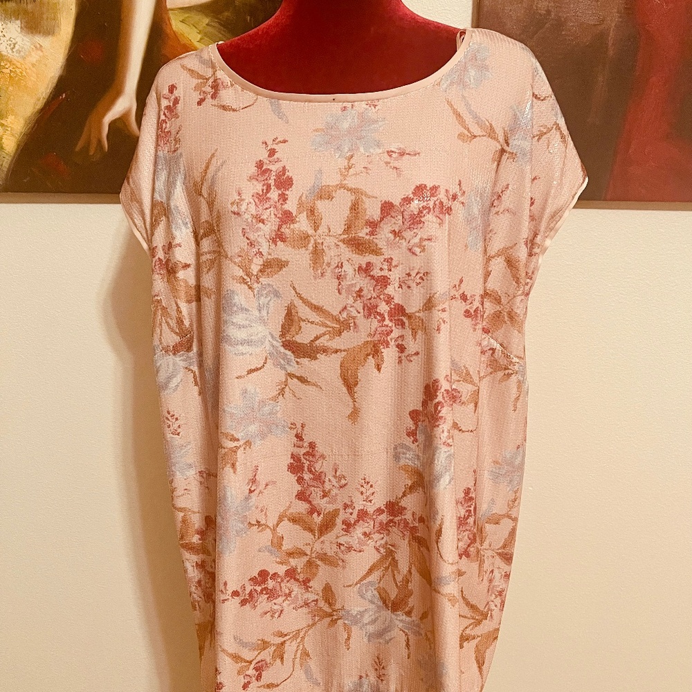 Vince Camuto Plus Size Oasis Bloom Sleeveless Blouse